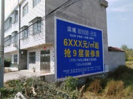 南乐墙体广告质量分析