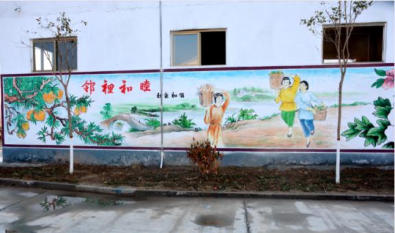 南乐乡镇文化墙 乡风文明焕发新活力