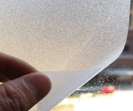 南乐玻璃门外面粘广告用什么材料好？